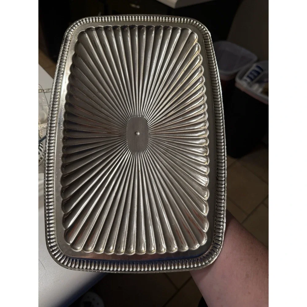 Royal Warwick Silverplated Pyrex Serving Dish